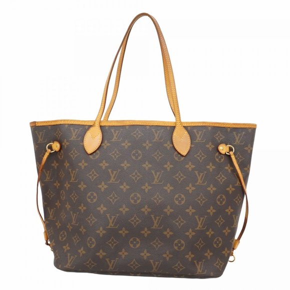 LOUIS VUITTON Brown Monogram Neverfull MM Tote Bag - Picture 1 of 16